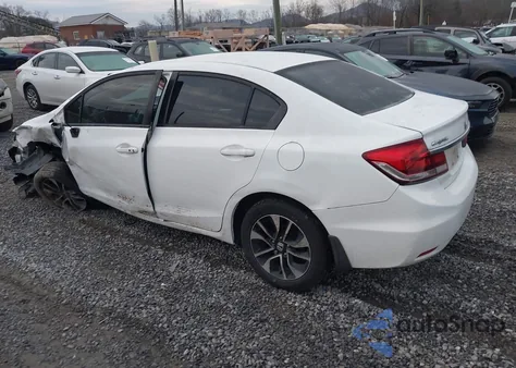 2015 Honda Civic Ex из США, поврежденный, VIN 19XFB2F81FE006189